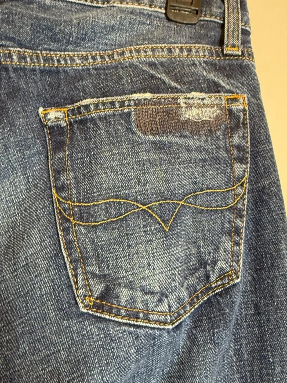 Polo Ralph Lauren The Sullivan Slim Distressed Denim Jeans Men's 29x30 Dark Wash